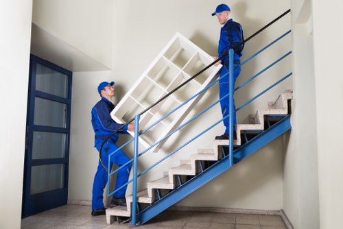 Furniture pick-up service collecting bulky household items in Wimbledon