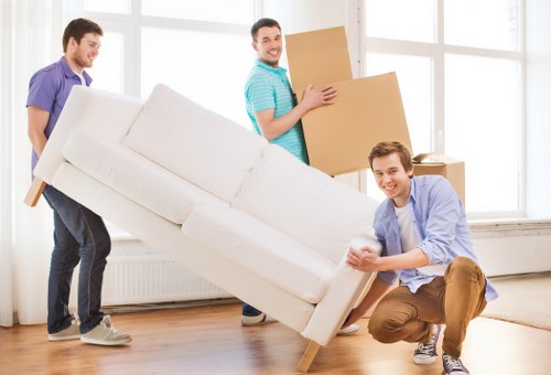 Office relocation team planning a business move in Wimbledon