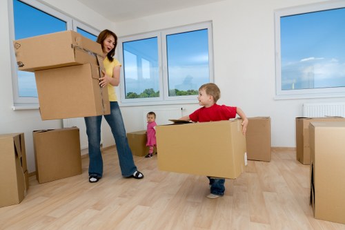 House removal service for a Wimbledon property with access planning
