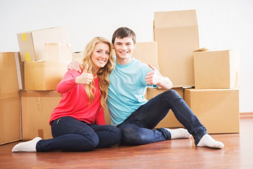 Organised moving boxes for residential and commercial customers in Wimbledon