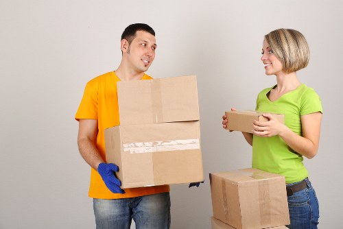 Local removal van supporting a house move in Wimbledon
